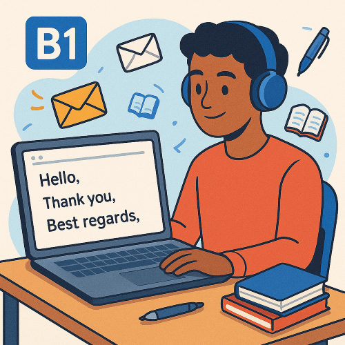 ایمیل نوشتن به انگلیسی سطح B1